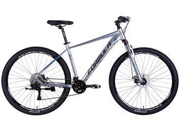 Велосипед AL 29" Formula ZEPHYR 3.0 DD CS рама-19" срiблястий 2026 OPS-FR-29-443 фото