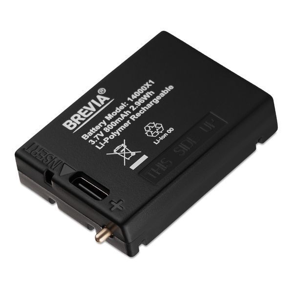 Акумулятор BREVIA 3.7V 800mAh Li-polymer with Type C для налобних ліхтарів 14000X1 фото