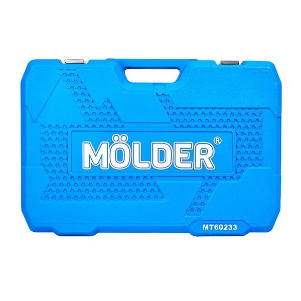 Набір інструментів MOLDER 233 предмети, 1/2", 1/4", 3/8", 72T, CR-V (MT60233) MT60233 фото