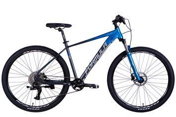 Велосипед AL 29" Formula ZEPHYR 1.0 HDD рама-19" синьо-сірий 2026 OPS-FR-29-452 фото