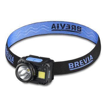 Ліхтар налобний BREVIA 500Lm, 3W CREE XPG + COB, 1200mAh/3xAAA, Sensor White/Red 14350ERBX1 фото