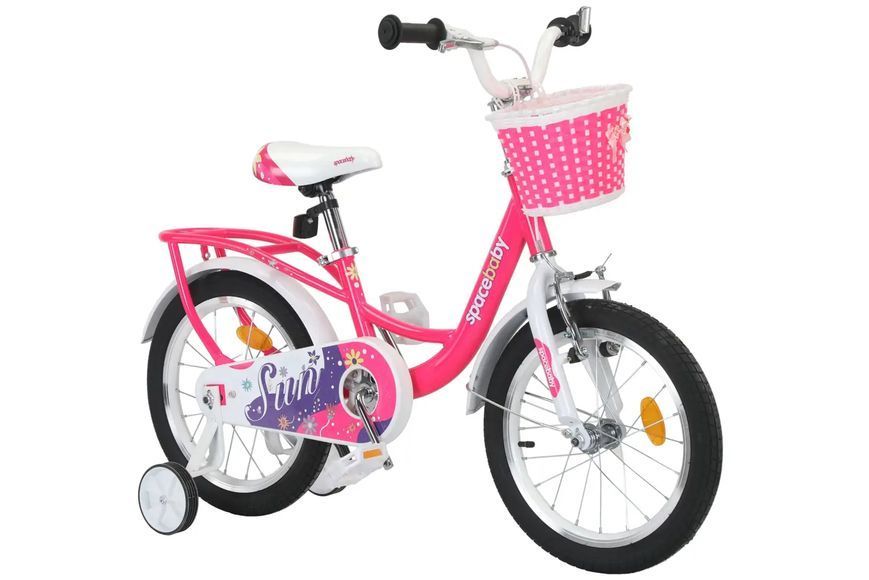 Велосипед ST 16" SPACE KID SUN BH рама-9" рожевий 2026 OPS-SK-16-041 фото