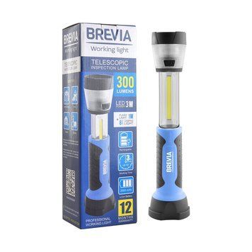 Ліхтар Brevia LED Телескопічна інспекційна лампа 3W COB+1W LED+8LED кеппінг, 300lm, 2000mAh, type-C 11330 фото