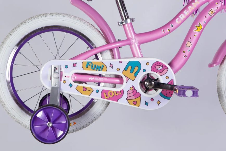 Велосипед AL 16" Formula Kid CREAM BH рама-8,5" бузковий 2026 OPS-FRK-16-251 фото